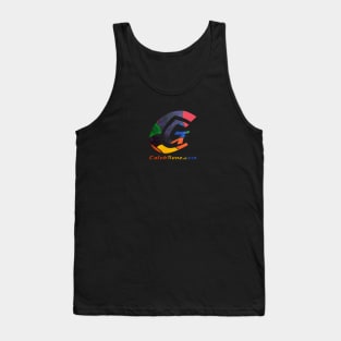 Colorful Stained Glass Logo Tank Top